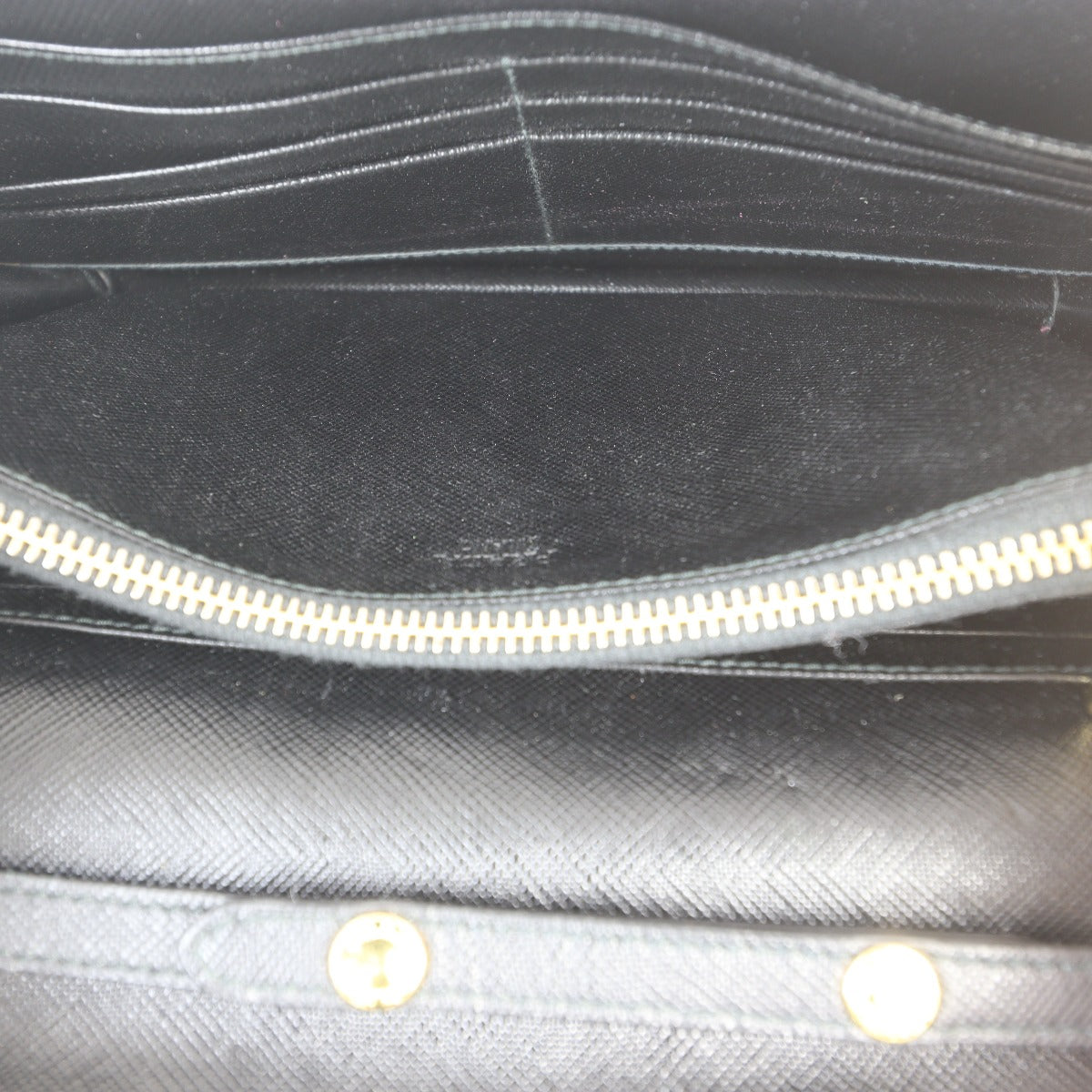 Prada Saffiano Metal Wallet on Strap