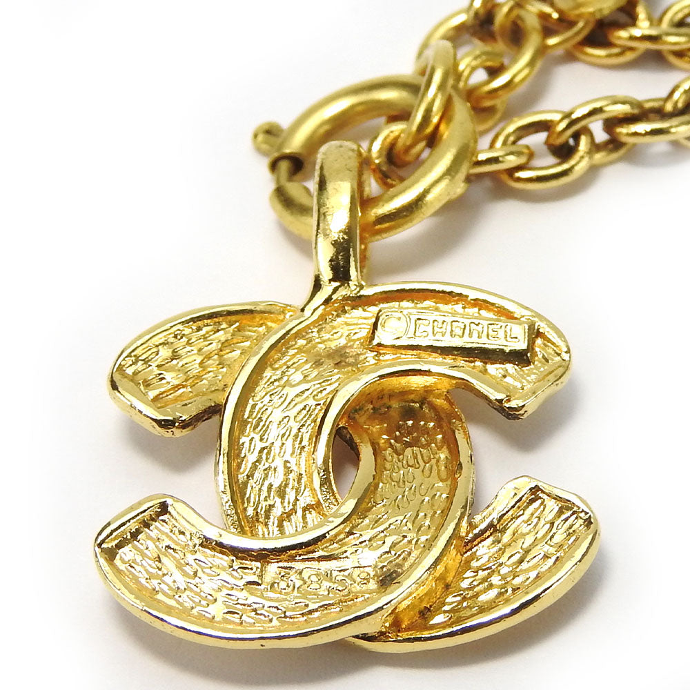 CHANEL Necklace metal gold COCO Mark Women
