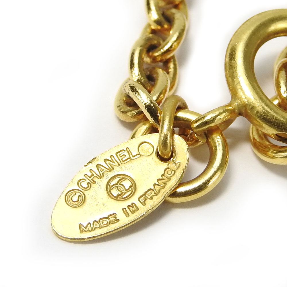 CHANEL Necklace metal gold COCO Mark Women