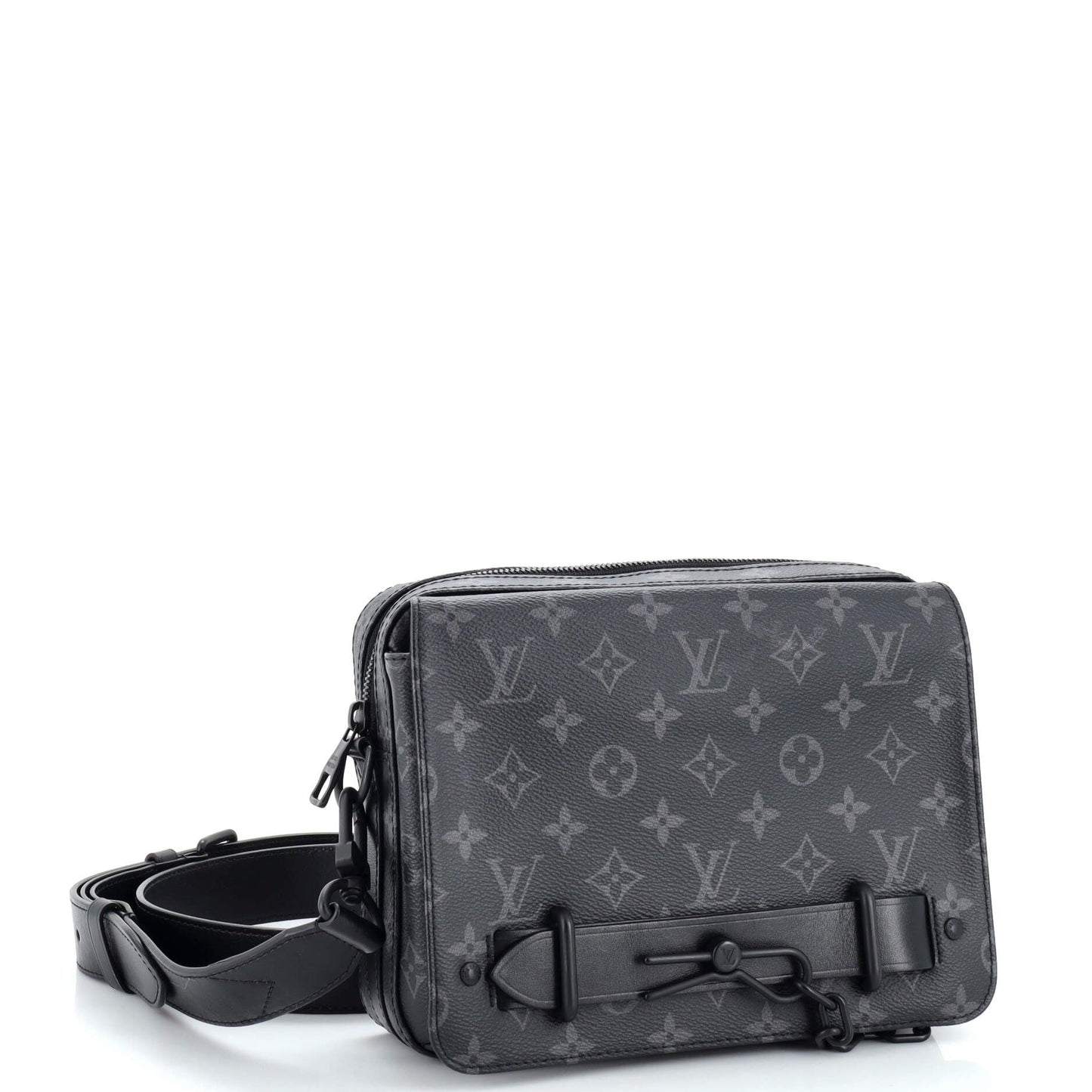 Louis Vuitton Steamer Messenger Bag Monogram Eclipse Canvas