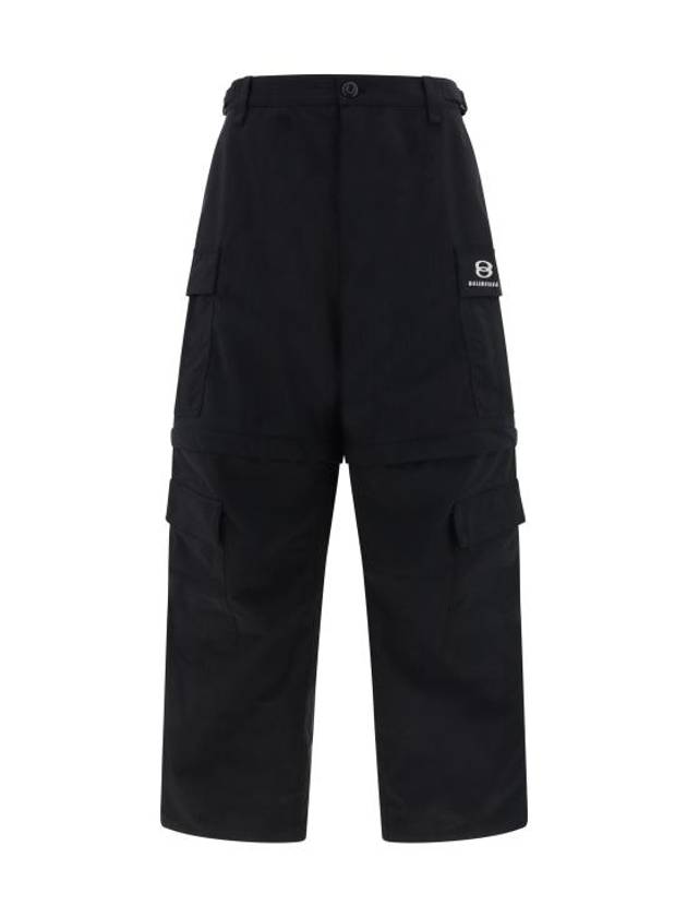 Luxury Balenciaga Trending 2026 Unity Sports Icon Cargo Straight Pants Black