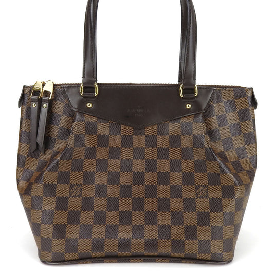 LOUIS VUITTON Tote Bag N41102 Damier Brown Westminster PM