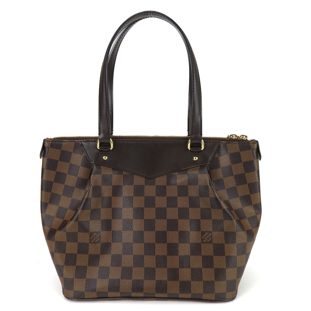LOUIS VUITTON Tote Bag N41102 Damier Brown Westminster PM