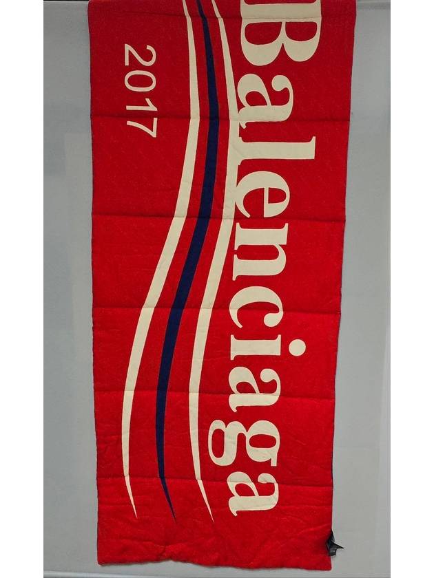 Luxury Balenciaga Trending 2026 Wave logo muffler