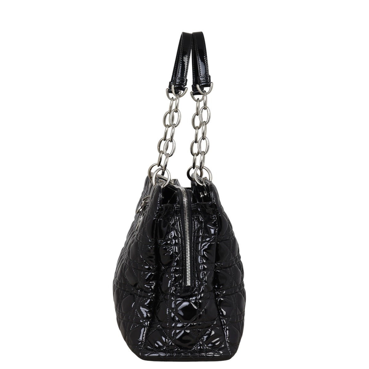 Dior Cannage Shopping Tote Patent