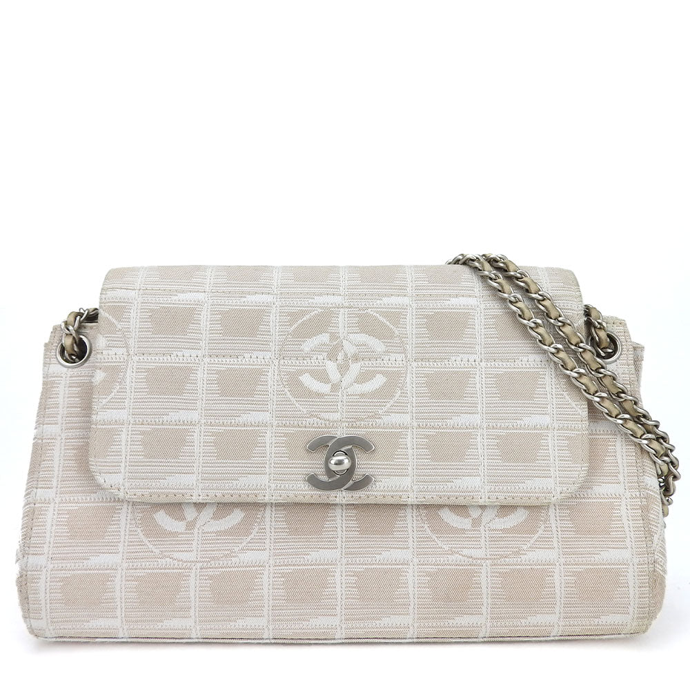 Chanel Nylon Shoulder Bag Travel Line Classic Flap