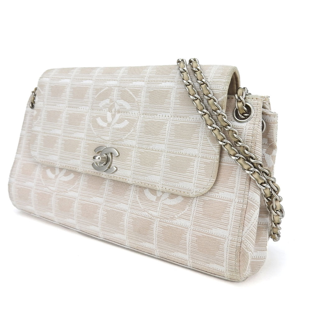 Chanel Nylon Shoulder Bag Travel Line Classic Flap