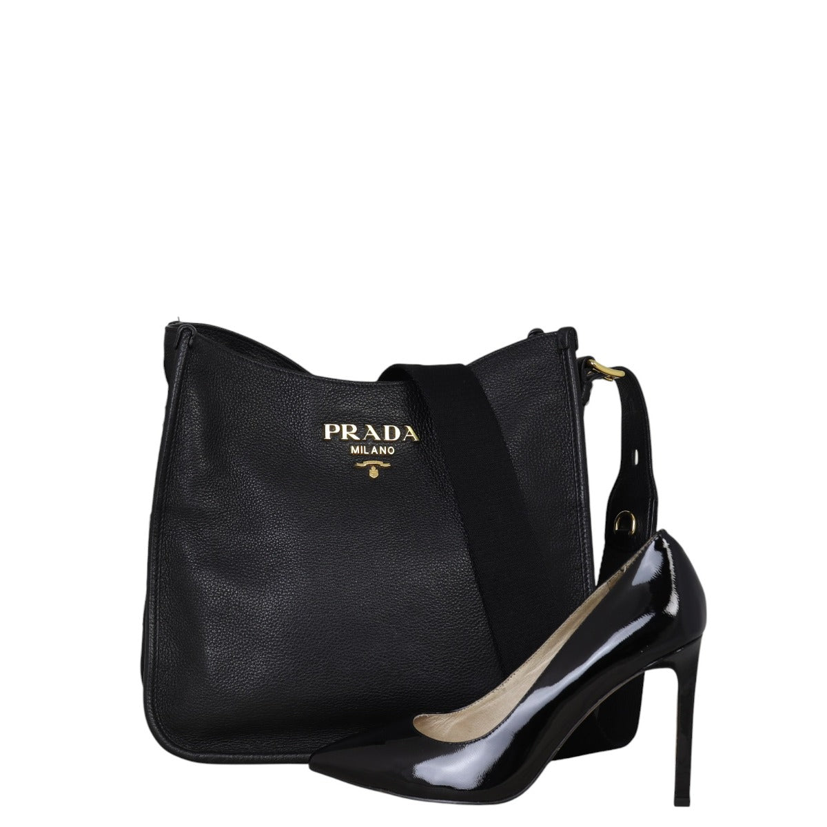 Prada Vitello Daino Soft Shoulder Bag