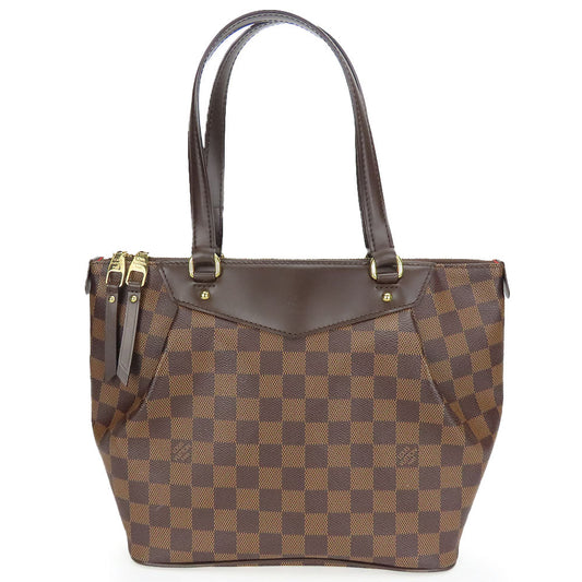 LOUIS VUITTON Tote Bag N41102 Damier Brown Westonminster PM