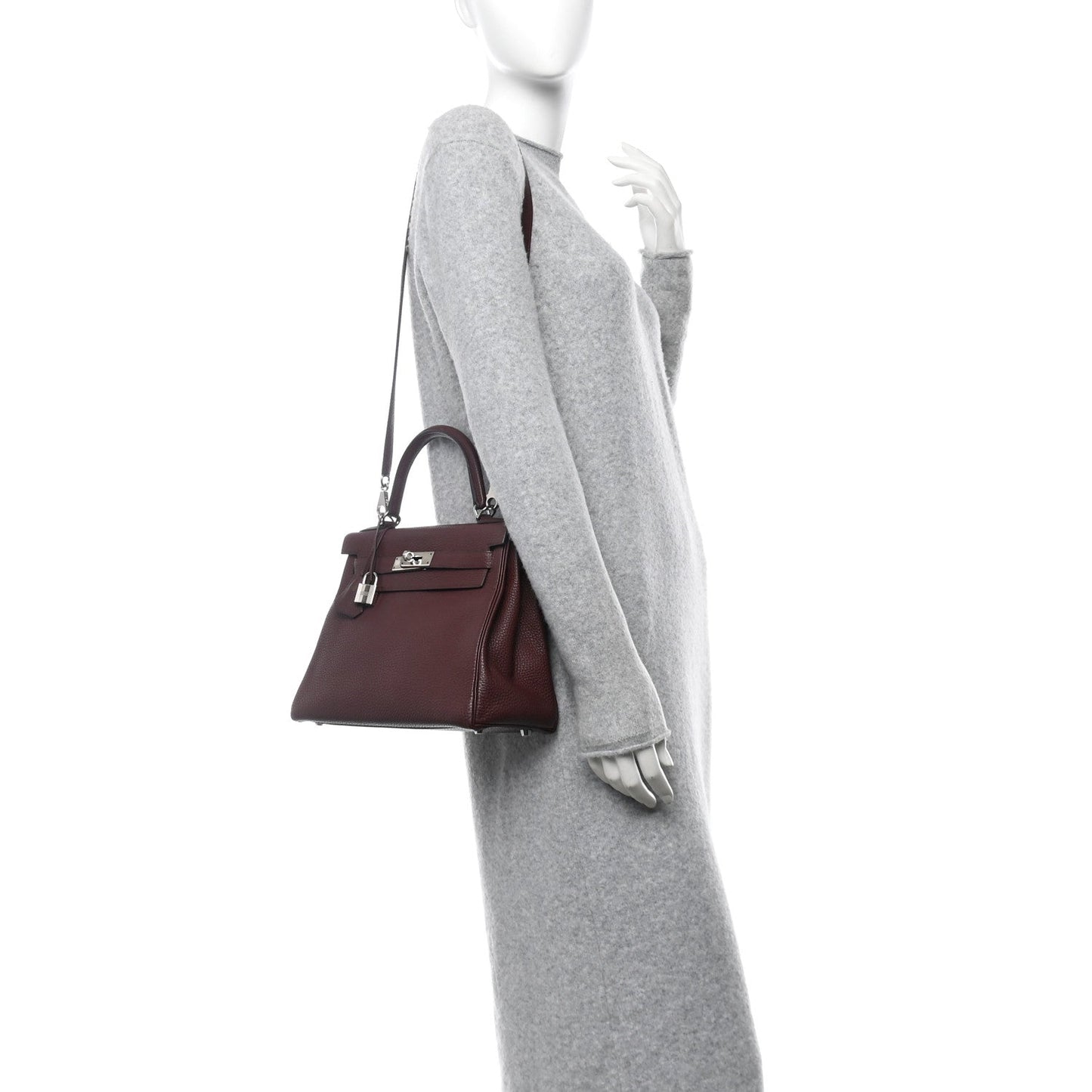 Hermes Togo Kelly Retourne 28 Rouge H