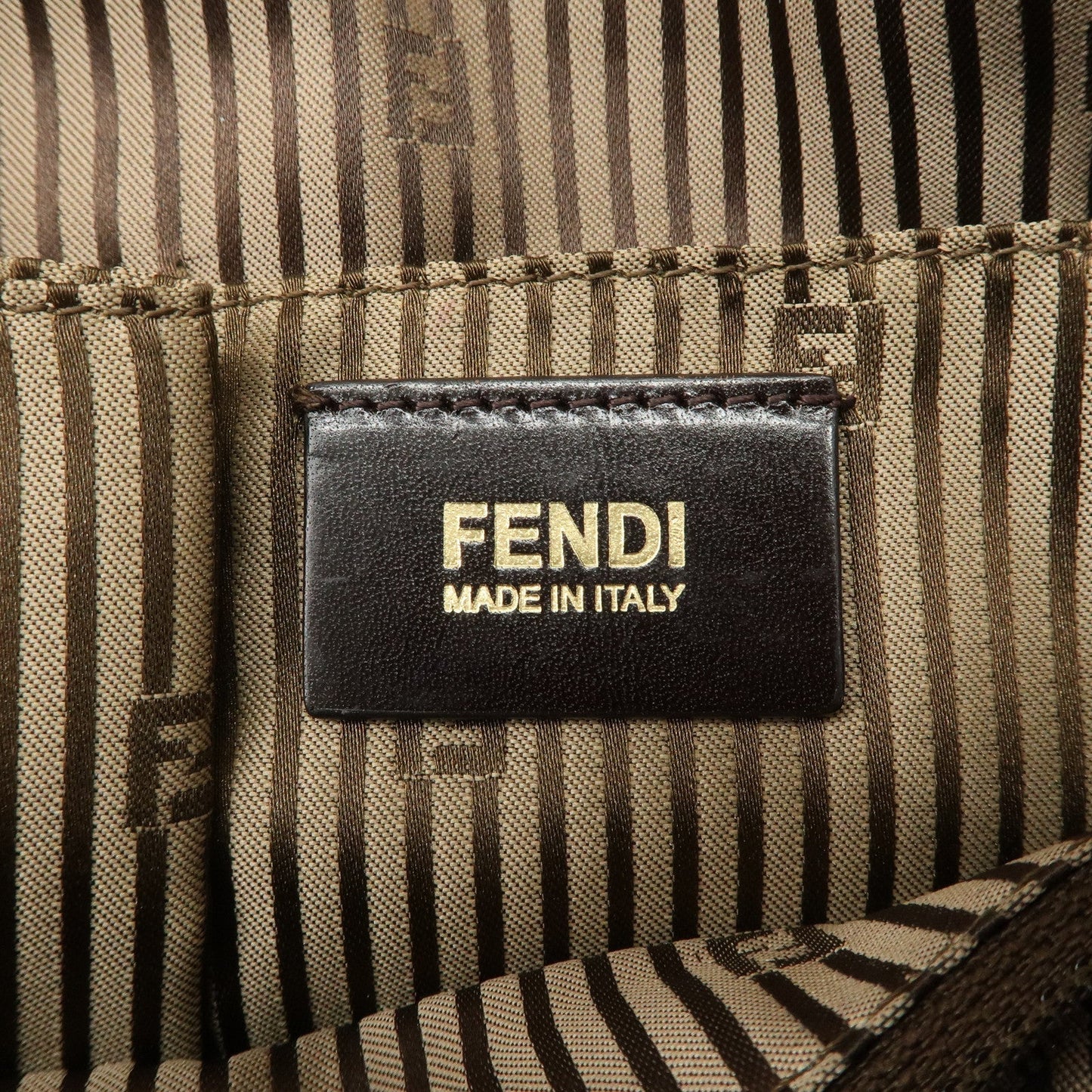 FENDI Cameleon Leather 2WAY Bag Black Brown Blue Red 8BL110