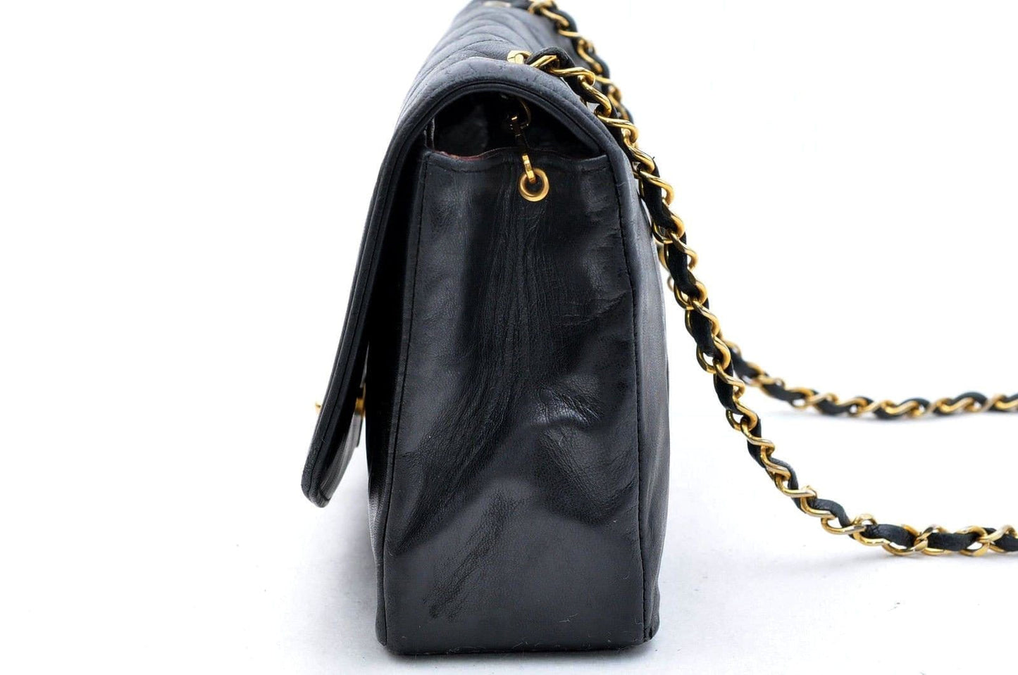 Chanel Shoulder Bag -  Chanel Lambskin Chain Bag