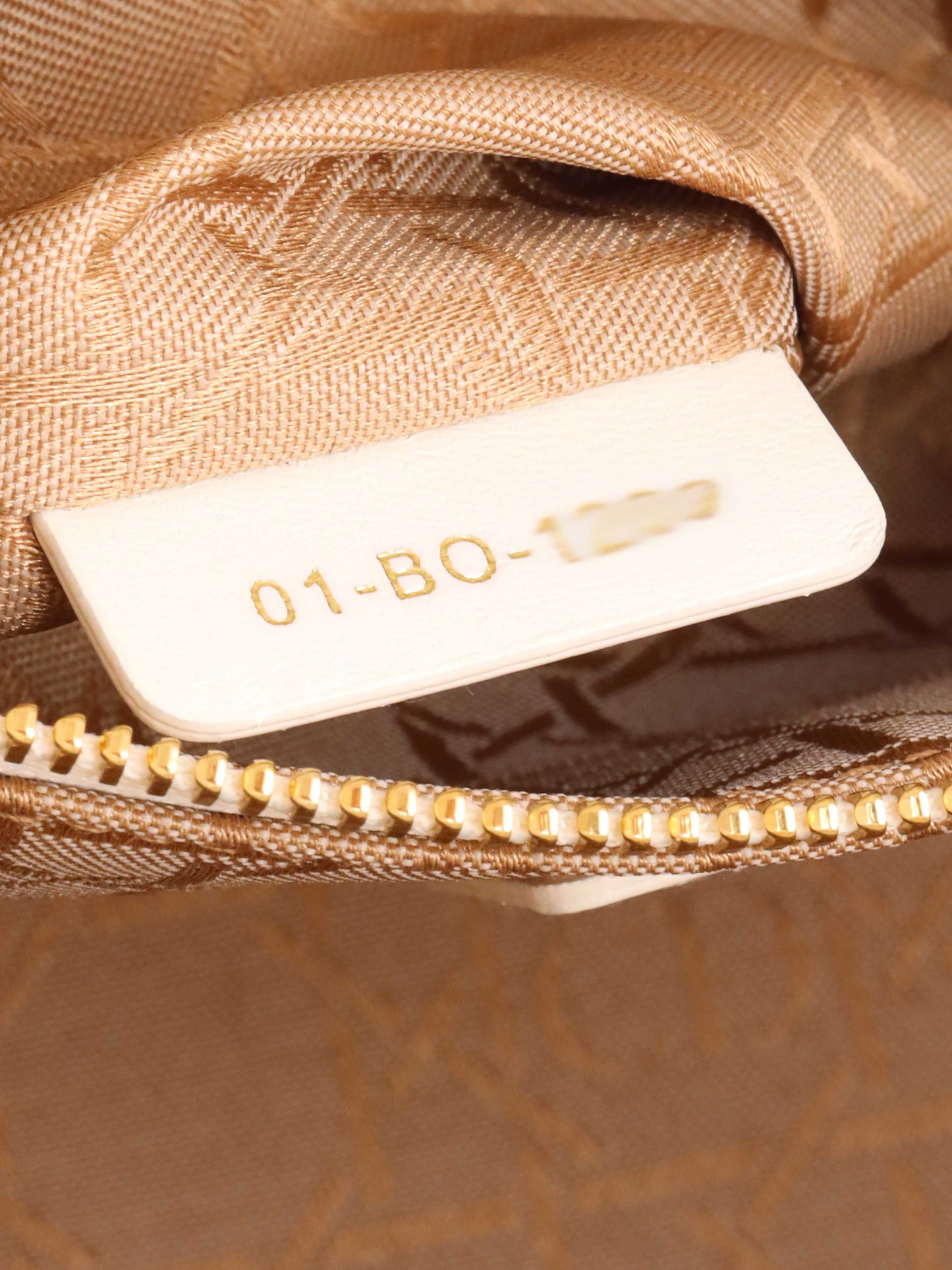 Dior White Small Lady Dior Bag GHW.