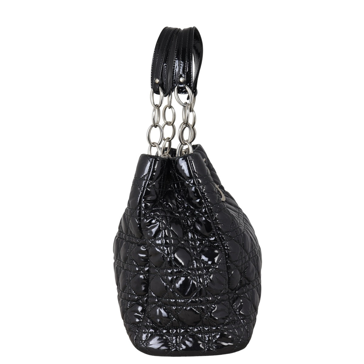 Dior Lady Dior Soft Tote Large Patent