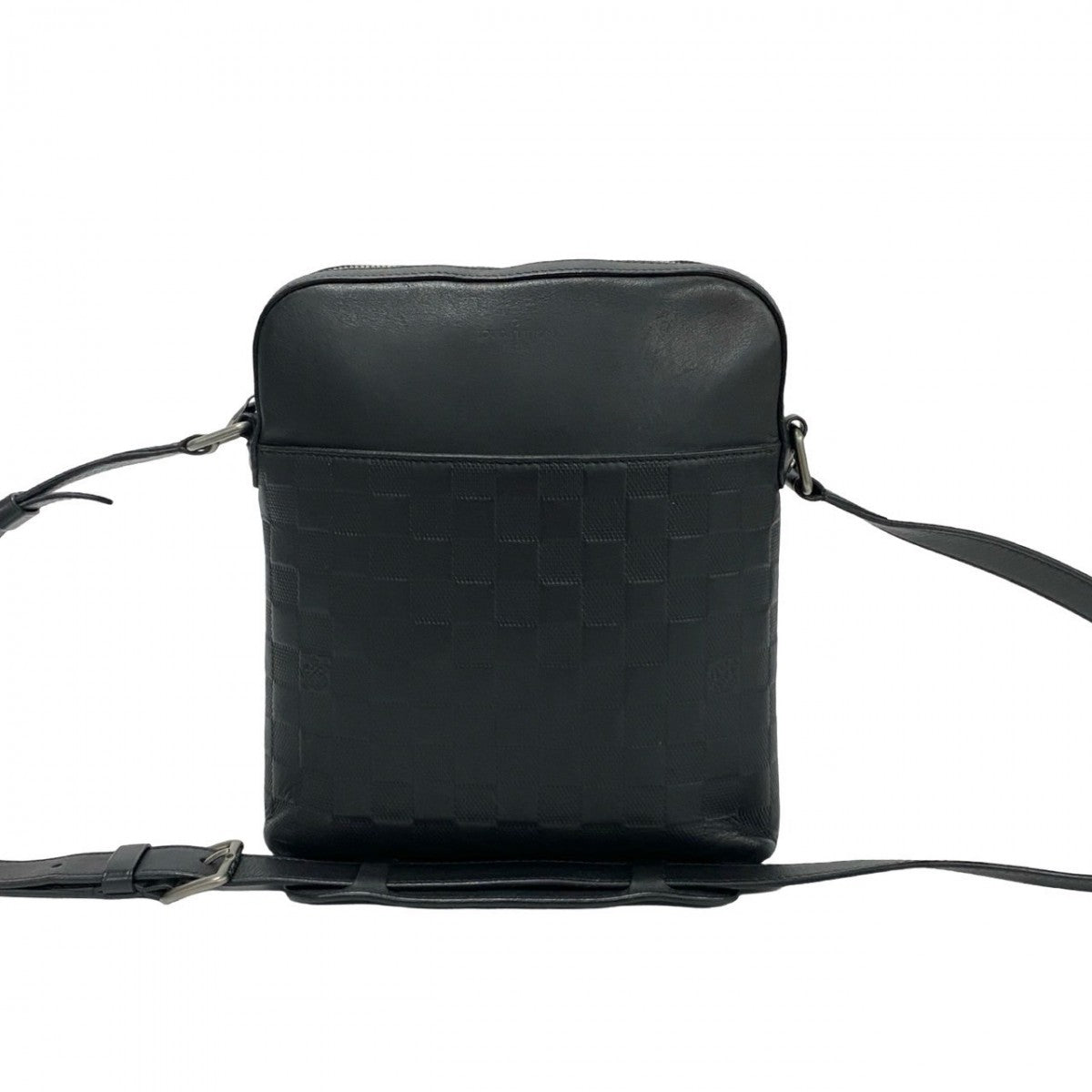 LOUIS VUITTON Shoulder Bag N23355 Damier Anfini Leather black Messenger bag Pochette District mens(Unisex)