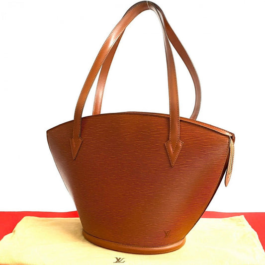 LOUIS VUITTON Tote Bag M52263 Epi Leather Brown Epi Sunjack shopping Women
