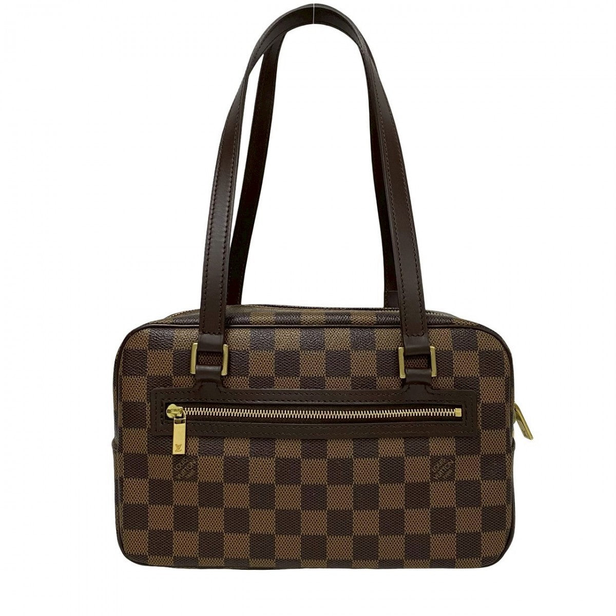 LOUIS VUITTON Shoulder Bag N48068 Leather, PVC Brown Damier SHITE MM Women