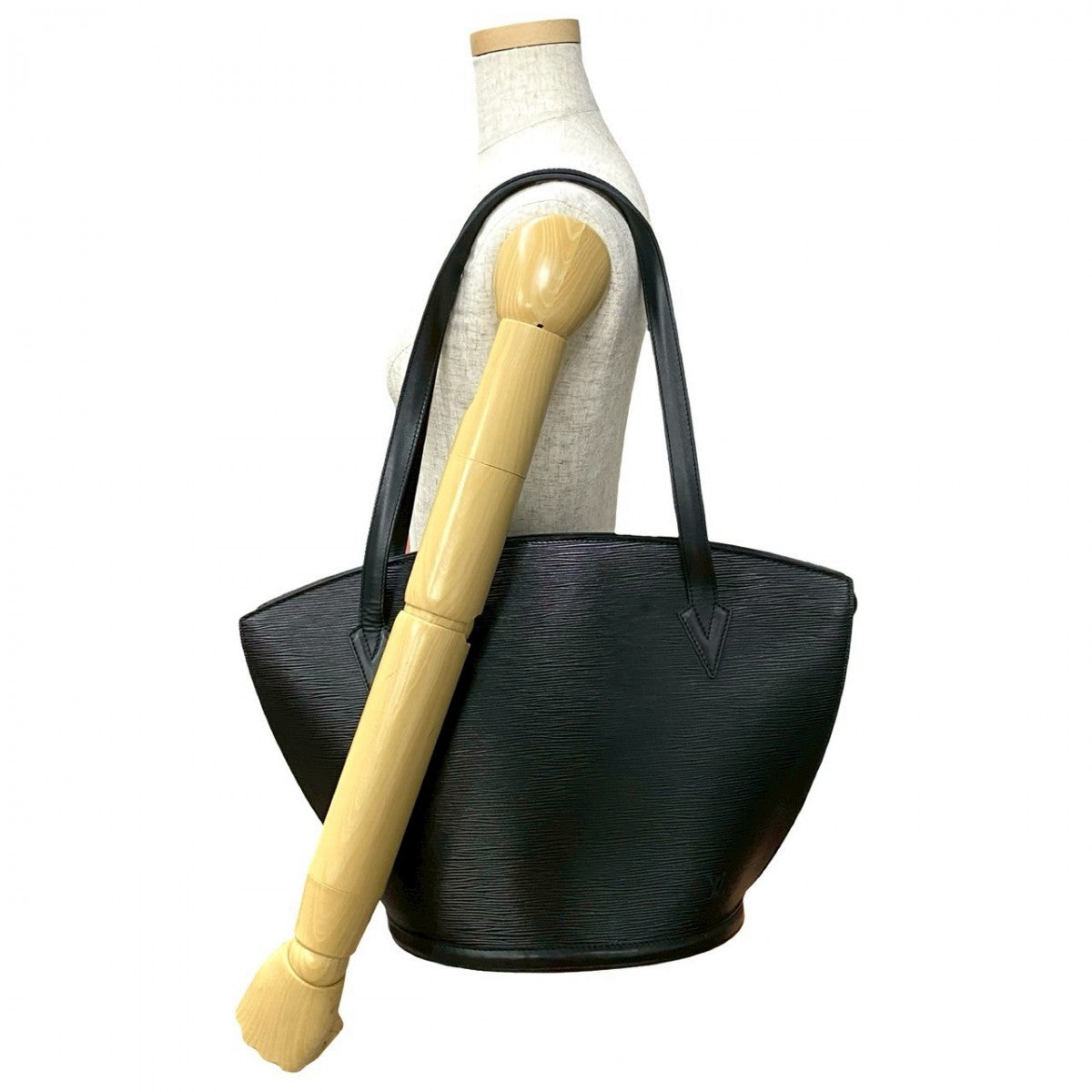 LOUIS VUITTON Tote Bag M52264 Epi Leather black Epi Sunjack shopping Women