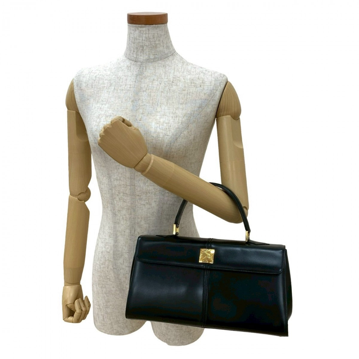 YVES SAINT LAURENT Handbag leather black