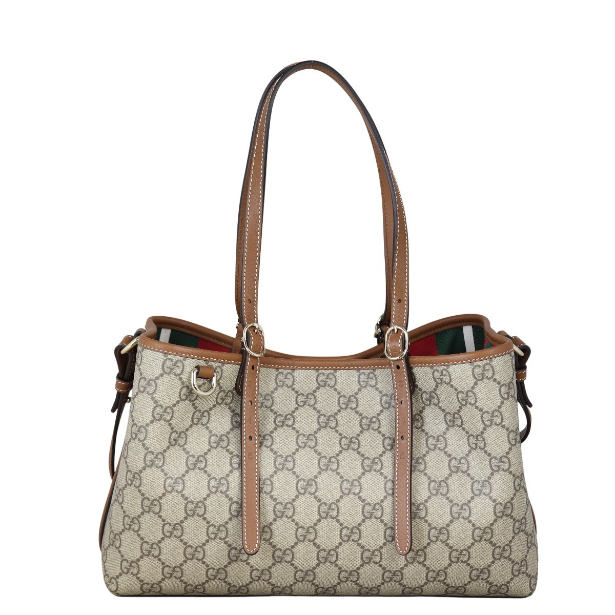Gucci GG Monogram Emblem Tote Medium