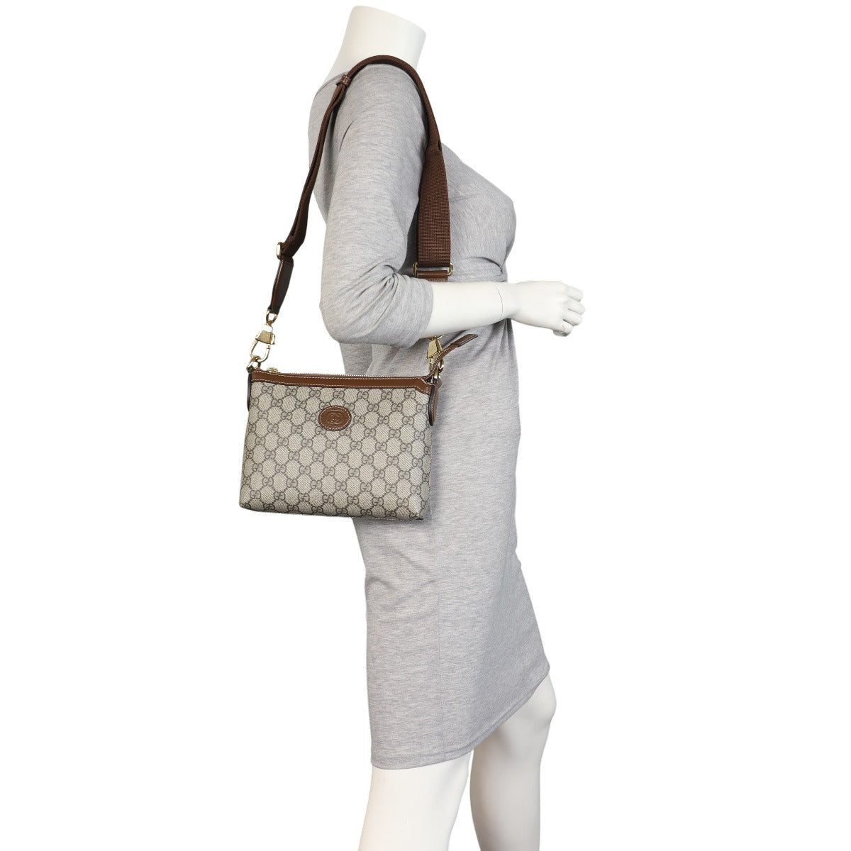 Gucci GG Supreme Interlocking G Messenger