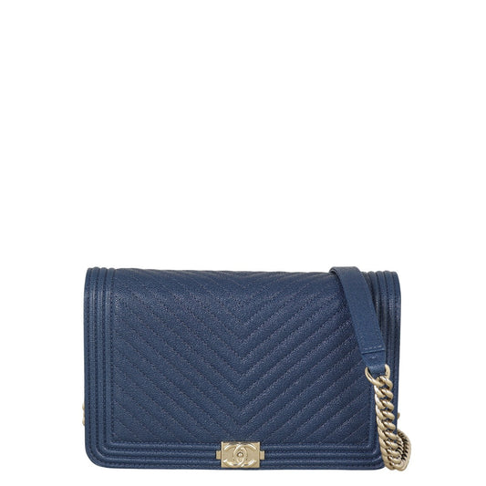 Chanel Boy Wallet on Chain Chevron