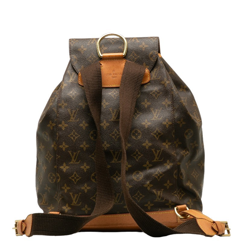 Louis Vuitton Monogram M51135 Daypack PVC/Leather Brown
