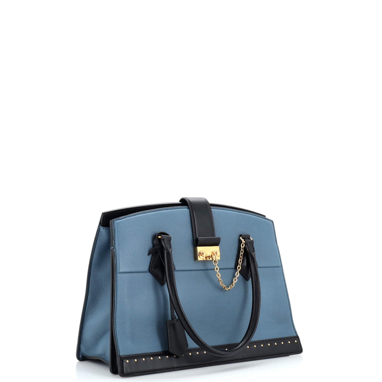 Louis Vuitton Cour Marly Handbag Leather with Studded Detail MM
