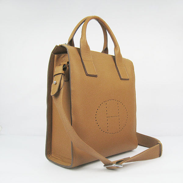 Luxury Hermes Toolbox 8076 Mens Coffee Bag
