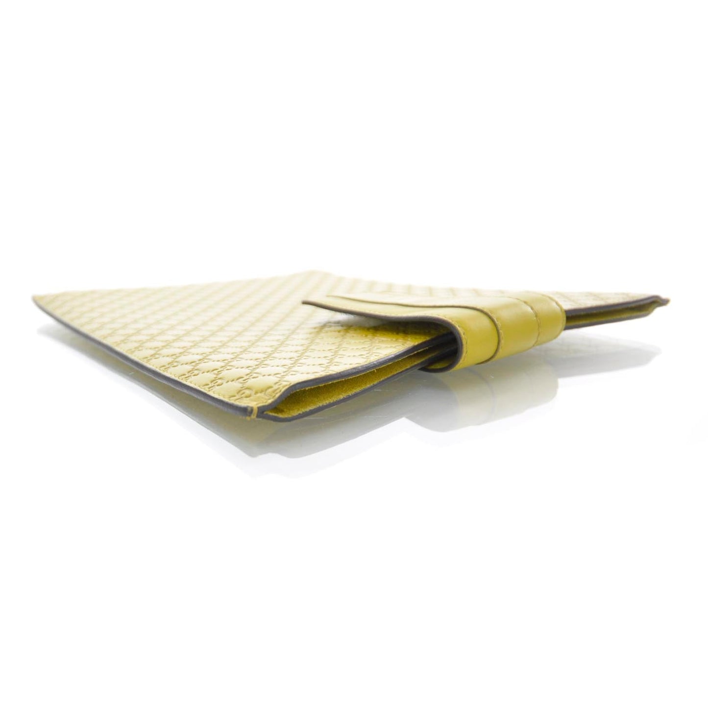 Gucci Unisex Yellow Guccissima Leather iPad / Tablet Case