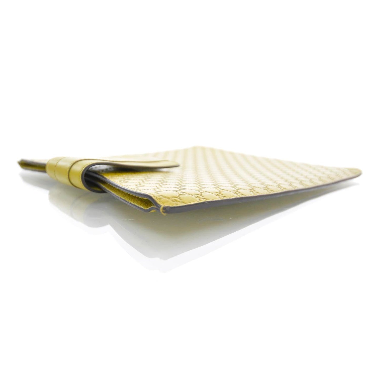 Gucci Unisex Yellow Guccissima Leather iPad / Tablet Case