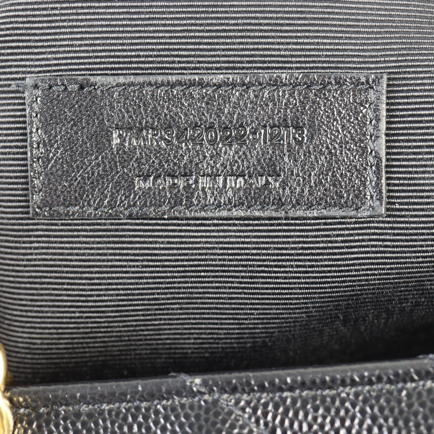 Saint Laurent Chevron Shopping Tote