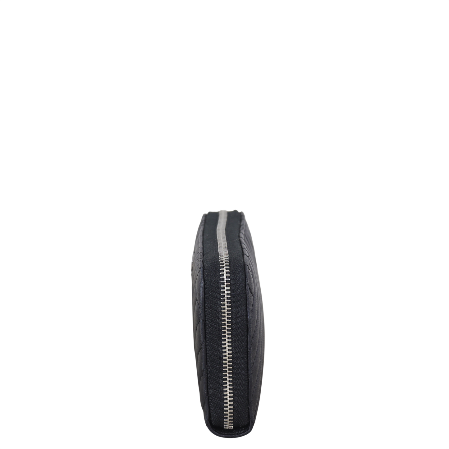 Chanel Chevron Zipped Wallet