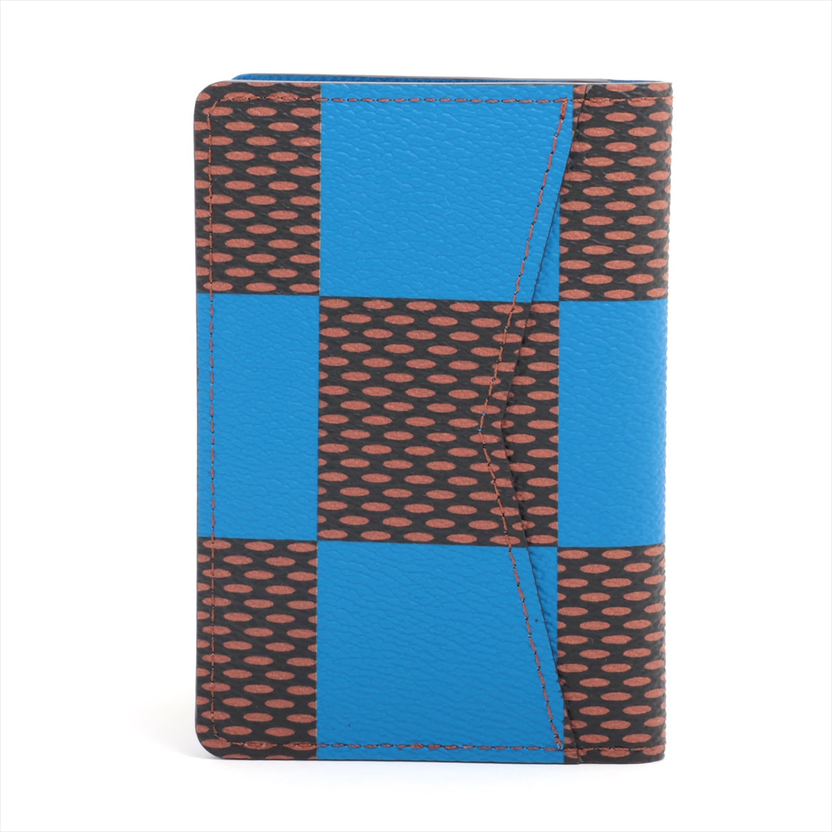 Louis Vuitton Damiepop Organizer Do Push N40543 Blue   Card Case