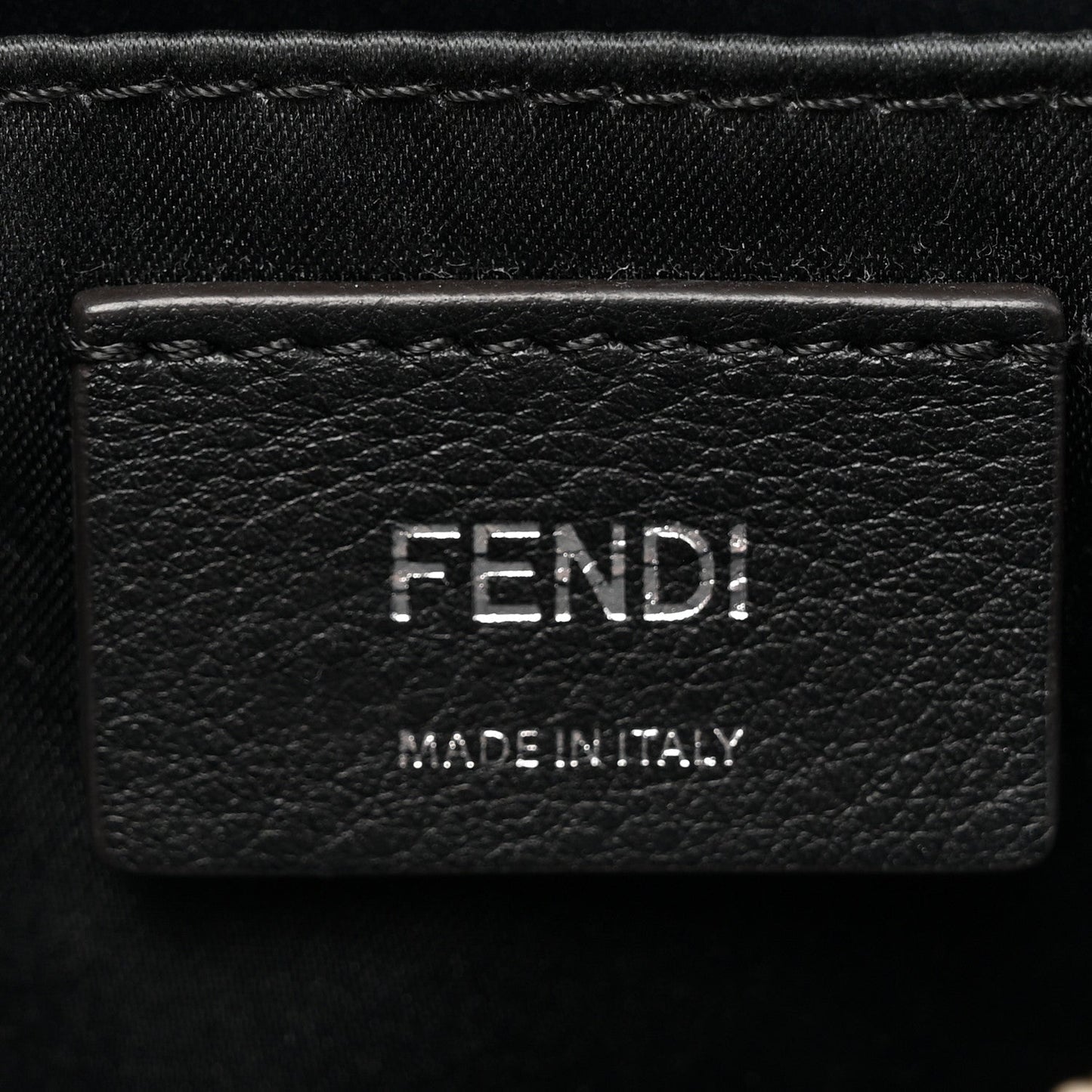 Fendi Shiny Nappa Crystal Croc Tail Mini By The Way Boston Bag Soap Smoky Quartz