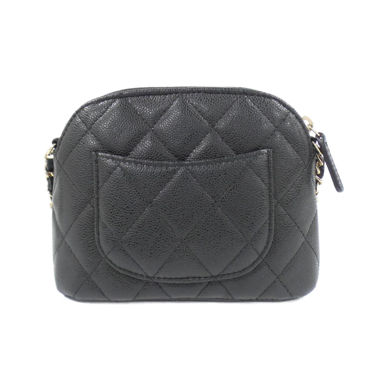 Chanel Timeless Classic Line Caviar Skin Chain Clutch
