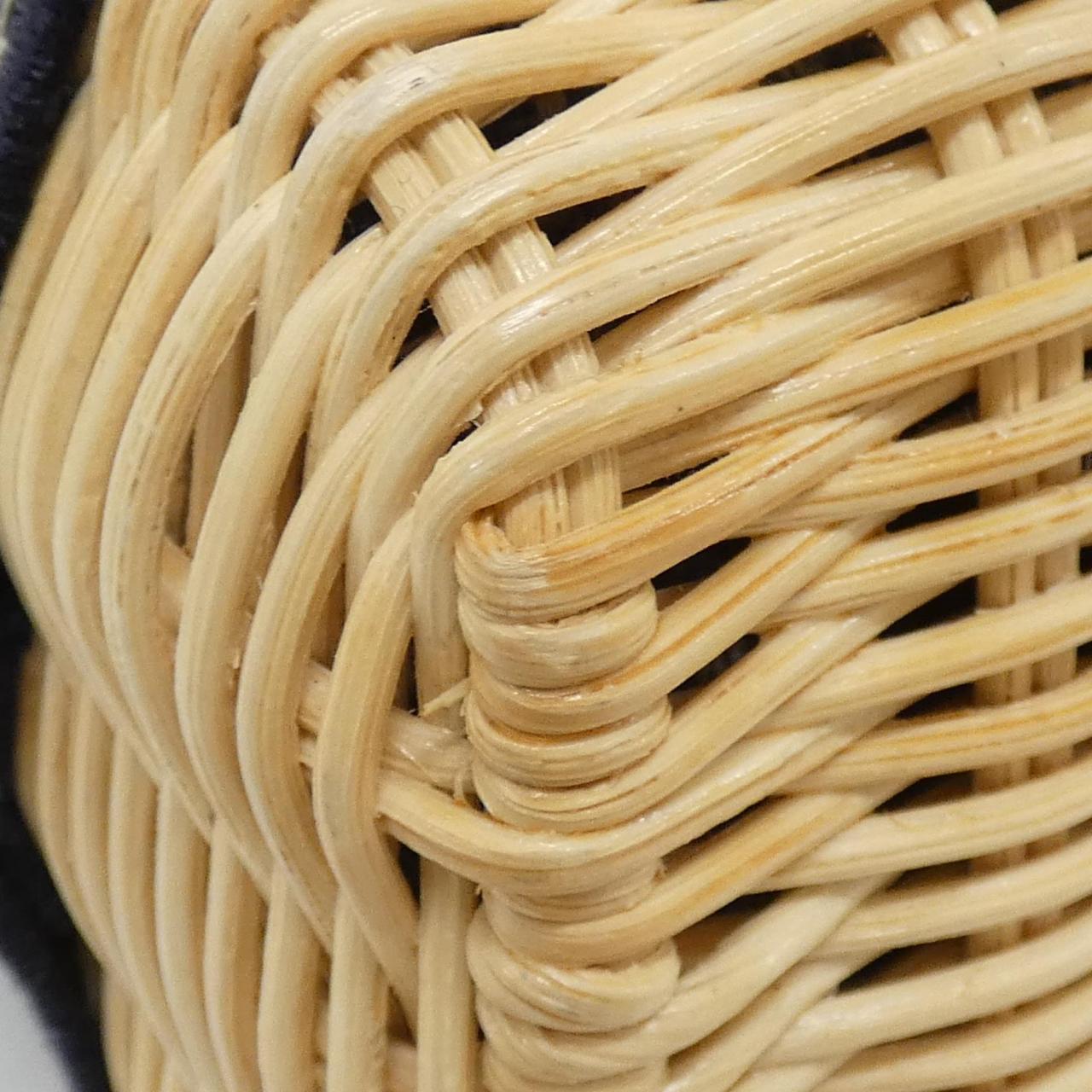 Christian Dior DIOR OBLIQUE Natural Wicker Canvas Bag