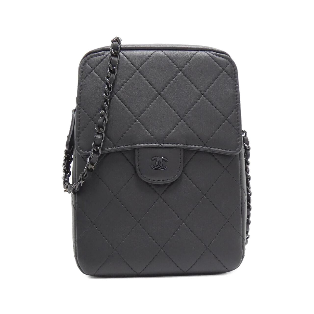 Chanel Calf Chain Clutch