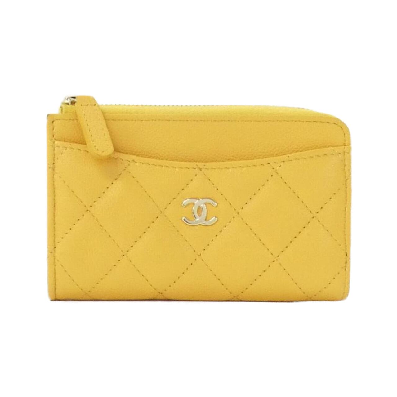Chanel Timeless Classic Caviar Skin Card Case Handbag