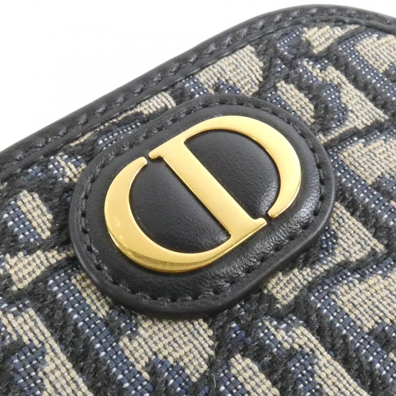 Christian Dior 30 Montaigne Dior Oblique Canvas Phone Holder