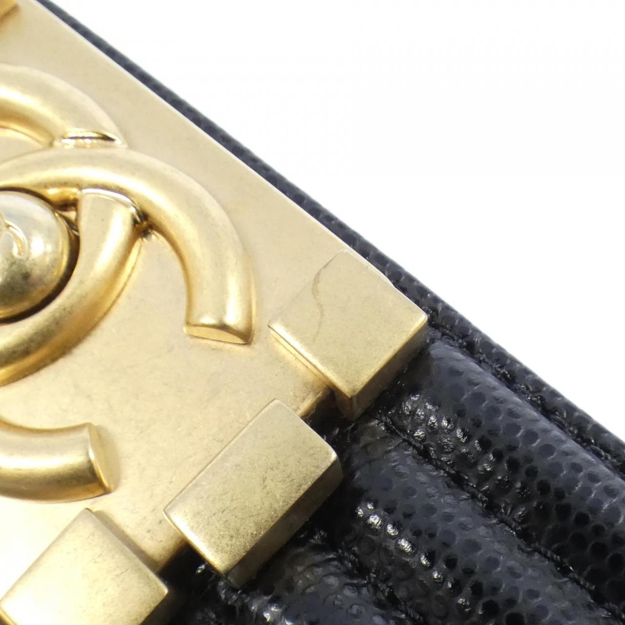 Chanel Boy Chanel Caviar Skin Shoulder Bag