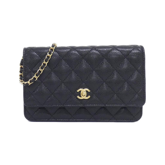 Chanel AP4241 Caviar Skin Wallet on Chain