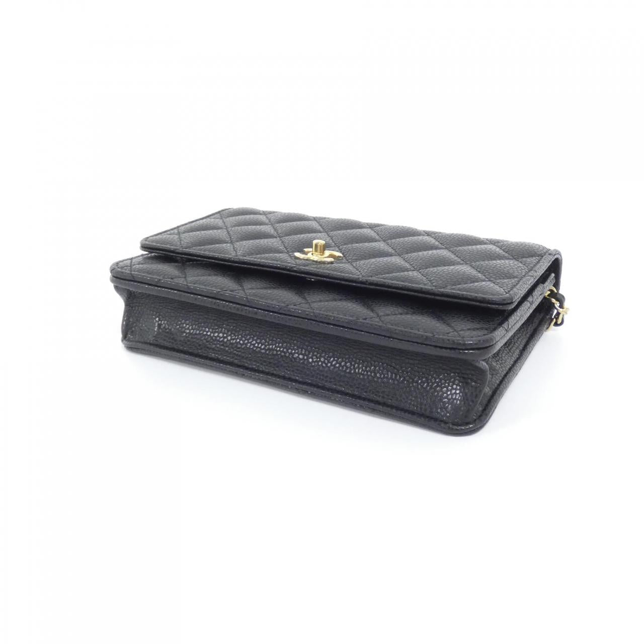 Chanel AP4241 Caviar Skin Wallet on Chain