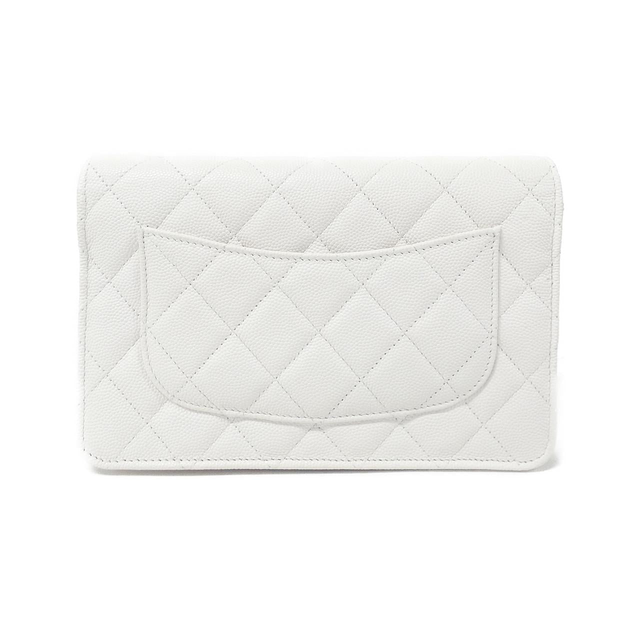 Chanel Caviar Skin Wallet on Chain Crossbody