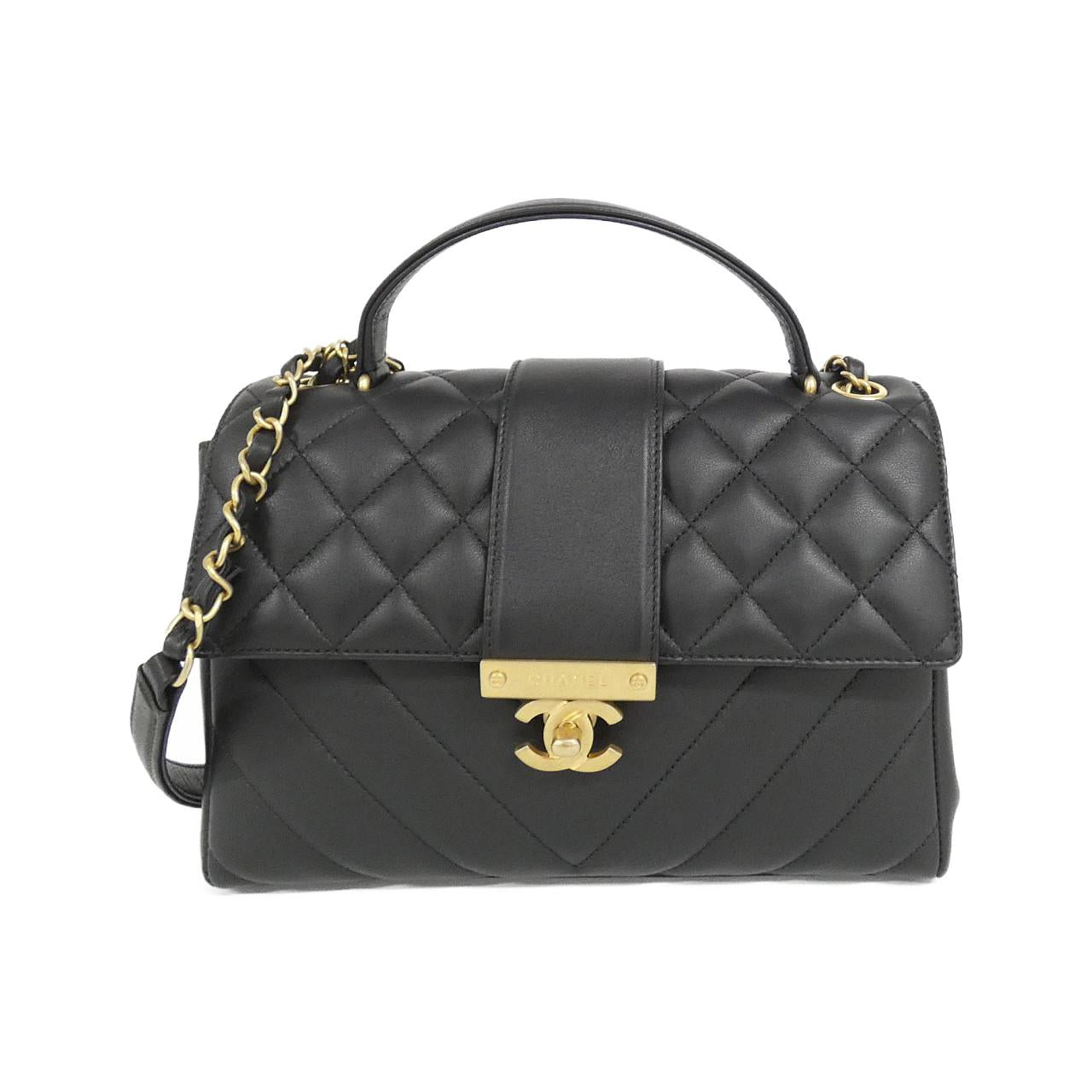 Chanel Calfskin Shoulder Bag