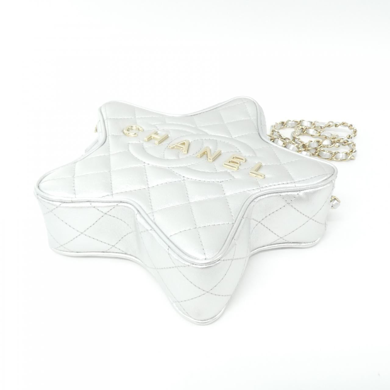 Chanel Metallic Lambskin Shoulder Bag