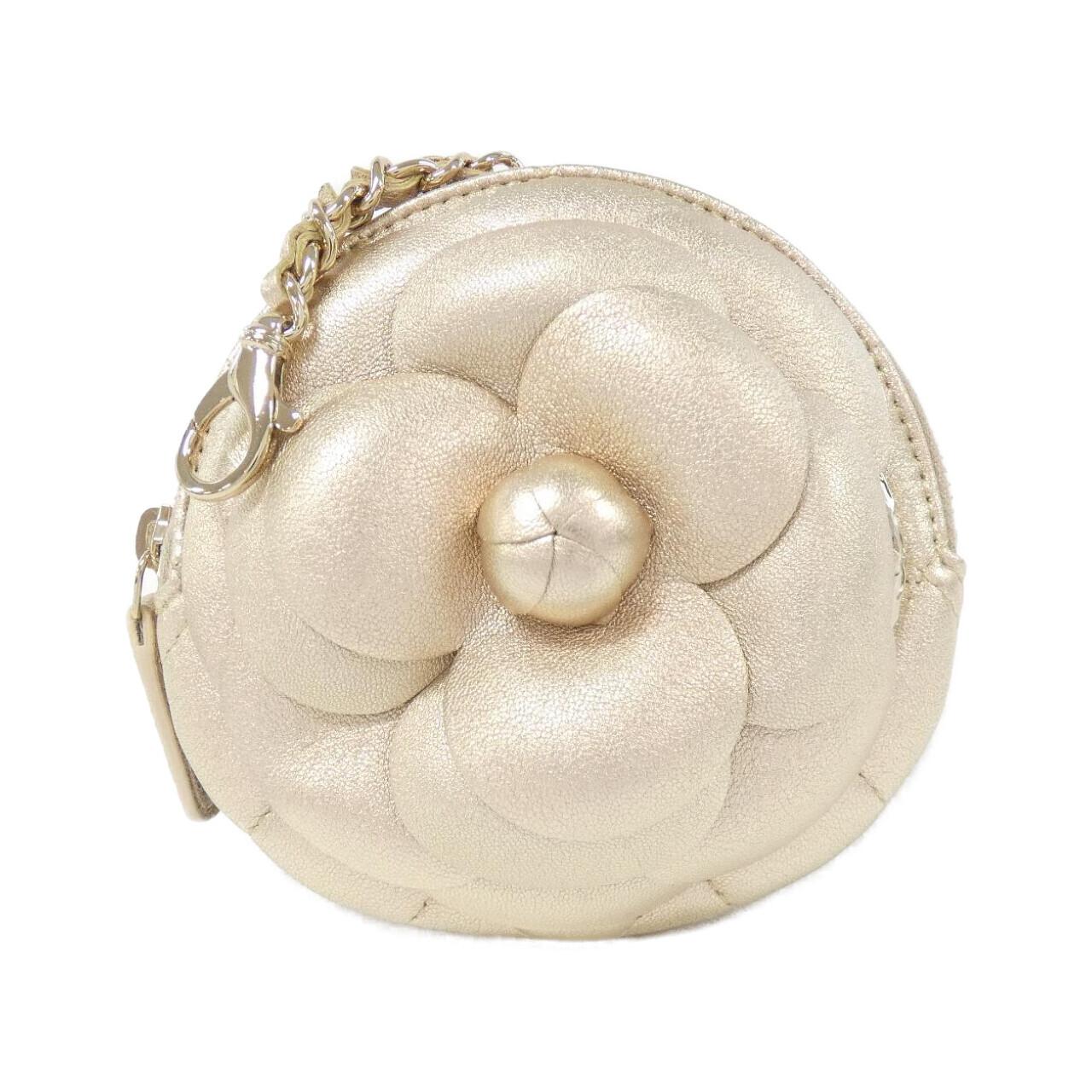 Chanel Lambskin Coin Case Handbag