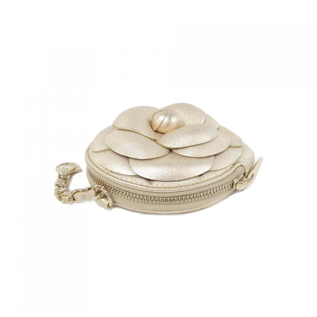Chanel Lambskin Coin Case Handbag