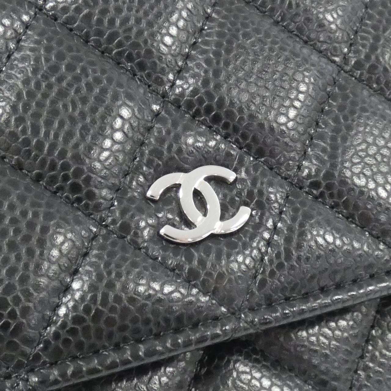 Chanel Timeless Classic Caviar Skin Wallet on Chain Crossbody