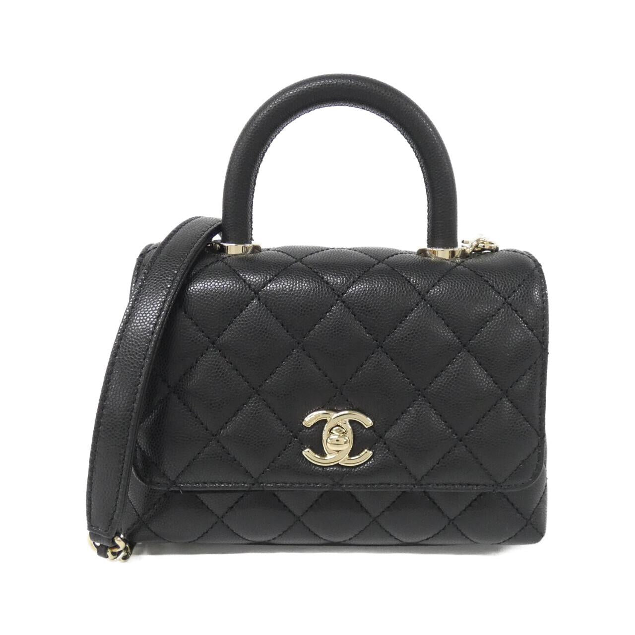 Chanel Coco Handle Caviar Skin Bag